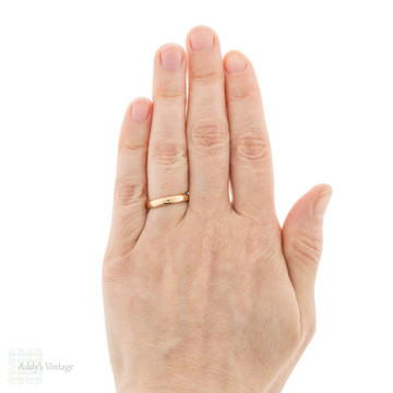Antique 22ct 22k Ladies Wedding Ring, Size K.5 / 5.5, 4.4g.