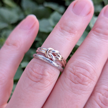 Vintage Engraved Platinum Wedding Ring, Size K / 5.25.
