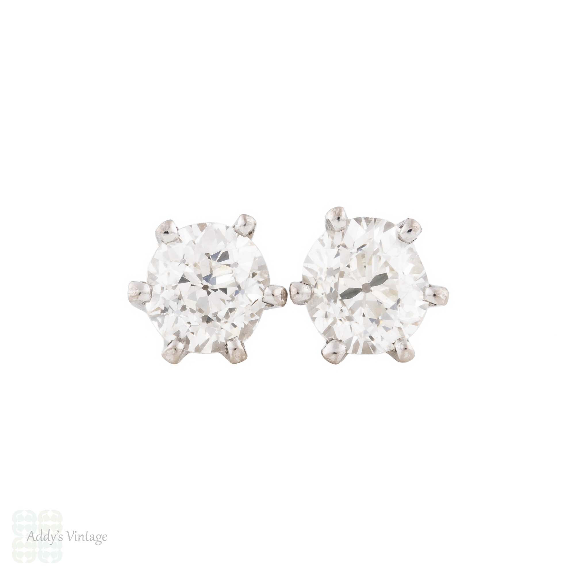 CLASSICAL Diamonds 20〜23 Four Stone Vintage Square Set Diamond Ring, 0.40ctw 14ct
