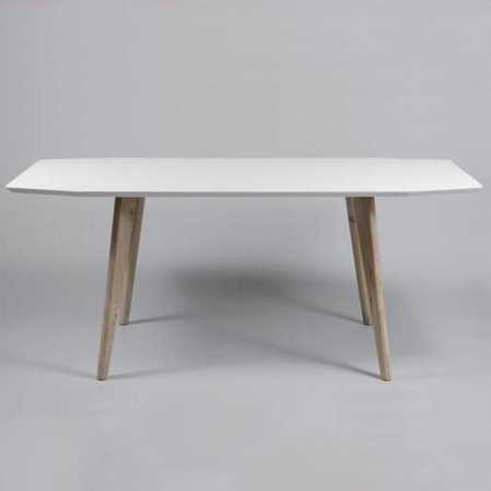 Drop Leaf White Table Wood Leg Base 70 inches 2xhome Modern and