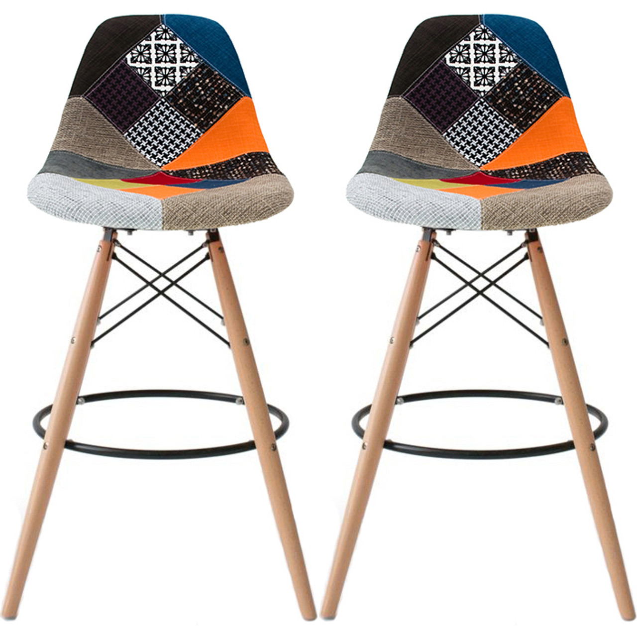 patchwork bar stool