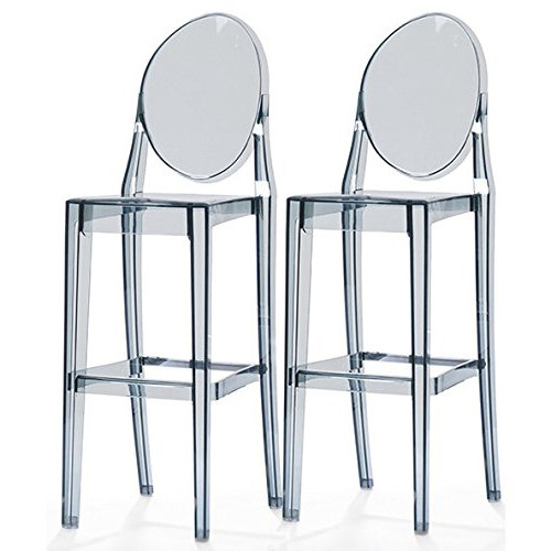 Set of 2, Victoria Style Bar Stools Counter Stools 30" Seat Height