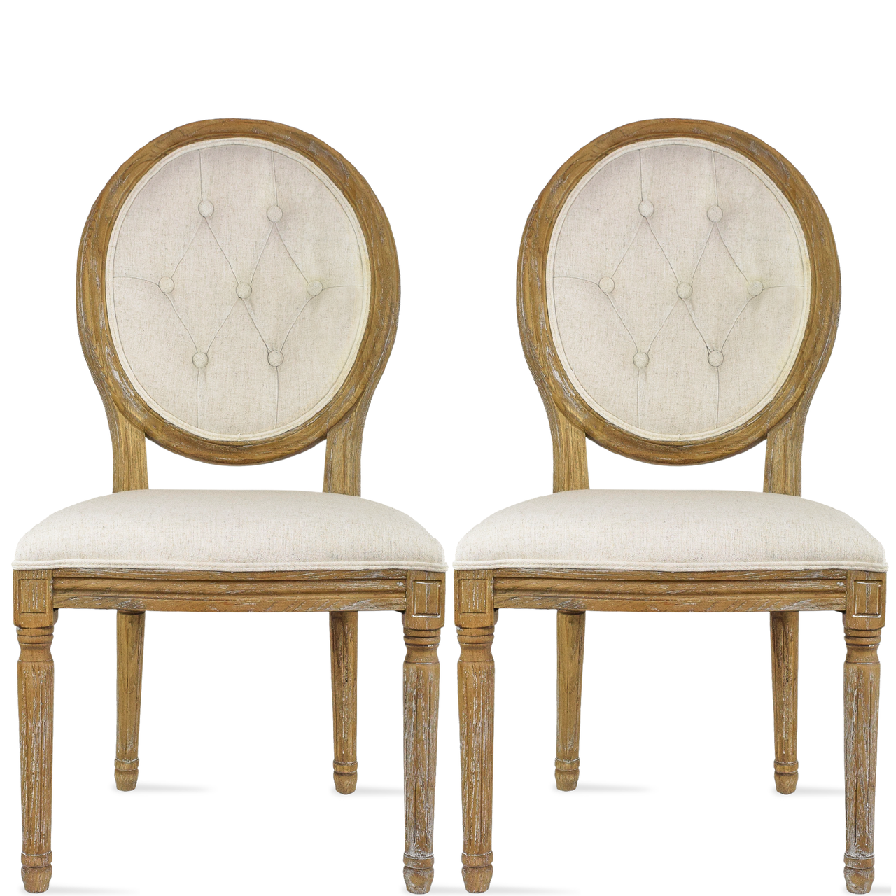 set of 2 ghost chairs