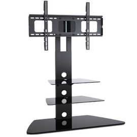 Triple Shelf TV Stand Mount Unit Triple Shelf TV Stand Mount Unit