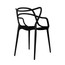 Set of 4, Master Style Plastic Dining Arm Chair For Indoor or Outdoor