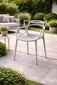 Set of 4, Master Style Plastic Dining Arm Chair For Indoor or Outdoor