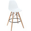 Set of 2, EIFFEL Natural Wood Bar Stool - 28" Seat Height