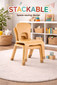 KIDS SIZE Real Wood Side Accent Chair 10" or 12" Seat Height