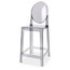 Victoria Style Bar Stool Counter Stool - CLEAR Stool - 25" Seat Height