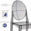 Set of 2, Victoria Style Bar Stools Counter Stools- 30" Seat Height