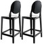 Set of 2, Victoria Style Bar Stools Counter Stools- 25" Seat Height