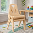 Modern Stackable Plastic Kids Chair 10" or 11.5" seat Height