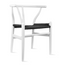 Set of 2 Modern Wishbone Y Back Wooden Dining Elbow Chair