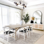 Set of 2 Modern Y Back Wooden Dining Elbow Chair