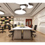 Ergonomic Conference Mid Back Office Armless Ribbed Chair Tilt Adjustable