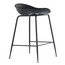 Set of 2, 25" Seat Height Molded Plastic Bar Stool