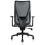 2xhome Modern High Back Ergonomic Mesh Office Chair with Adjustable Lumbar, PU Leather Padded Seat, 360° Swivel & Recline