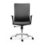 Modern Contemporary Office Arm Chair Cushion Seat with Wheels Adjustable Height Chrome Base