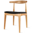 2xhome Modern Wooden Dining Room Kennedy Elbow Chair With PU Leather (Fully Assembled)