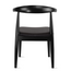 2xhome Modern Wooden Dining Room Kennedy Elbow Chair With PU Leather (Fully Assembled)