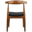 2xhome Modern Wooden Dining Room Kennedy Elbow Chair With PU Leather (Fully Assembled)