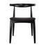 Set Of 2 Modern Wooden Dining Room Elbow Chair With PU Leather (Fully Assembled)