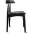 Set Of 2 Modern Wooden Dining Room Kennedy Elbow Chair With PU Leather (Fully Assembled)