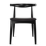 Modern Wooden Dining Room Kennedy Elbow Chair With PU Leather (Unassembled)