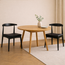 Modern Wooden Dining Room Elbow Chair With PU Leather (Unassembled)