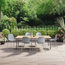 Set Of 6 Armless Plastic Dining Chair Metal Legs