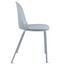 Set of 6 Modern Dining Side Chair with Armless PU Leather Cushion Seat and Metal Legs