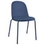 Set of 6 Modern Dining Side Chair with Armless PU Leather Cushion Seat and Metal Legs