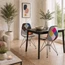 Set of 4, EIFFEL Black Wire Patchwork Side Chairs SAM