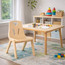 set of 2 Modern Stackable Plastic Kids Chair 10" or 11.5" seat Height