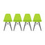 Set of 4, EIFFEL Black Wood Chair