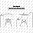 Black Wood Patchwork Armchair Dimensions