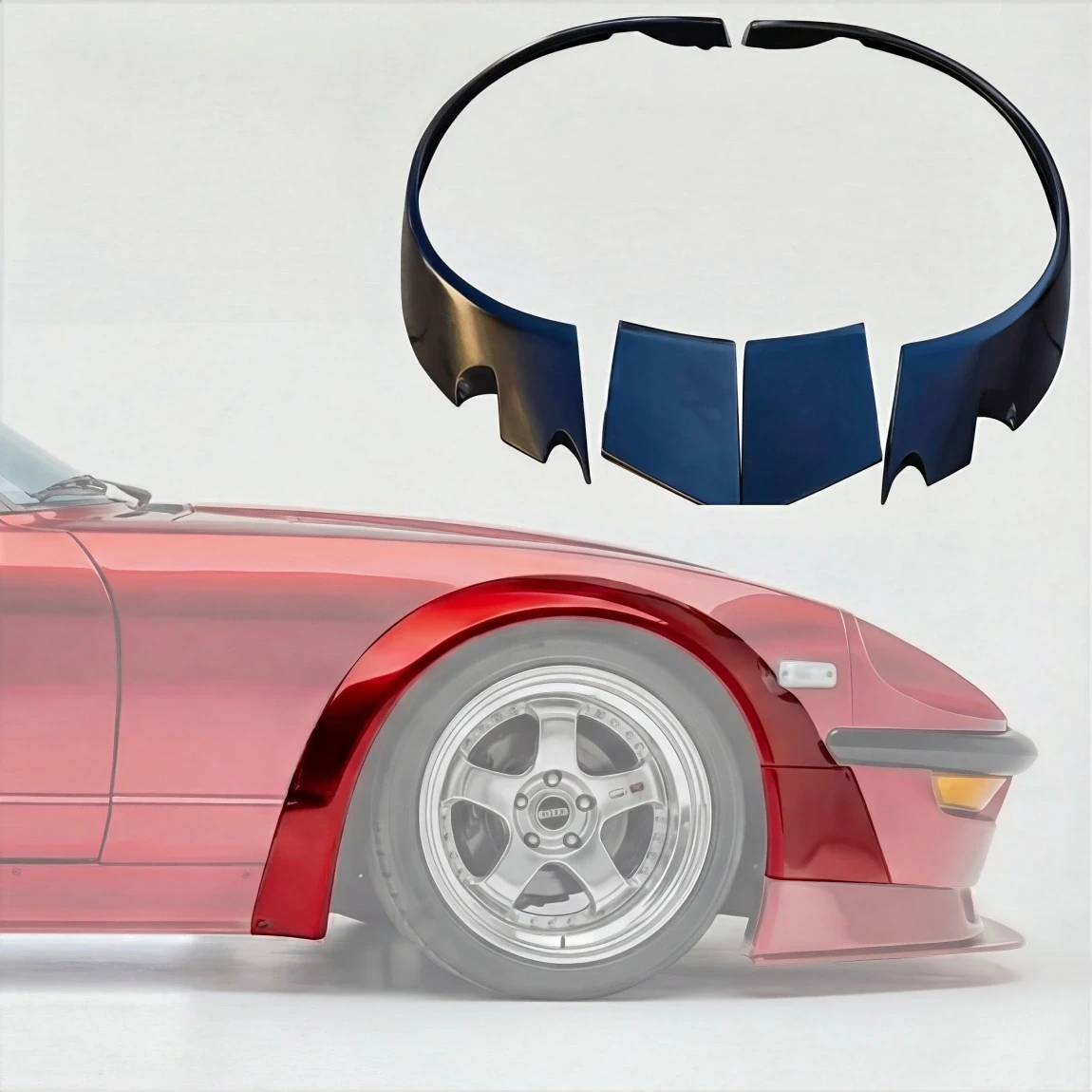 FRP TKYO Wide Body Fenders (front) 70mm > Datsun 280ZX (S130) 79
