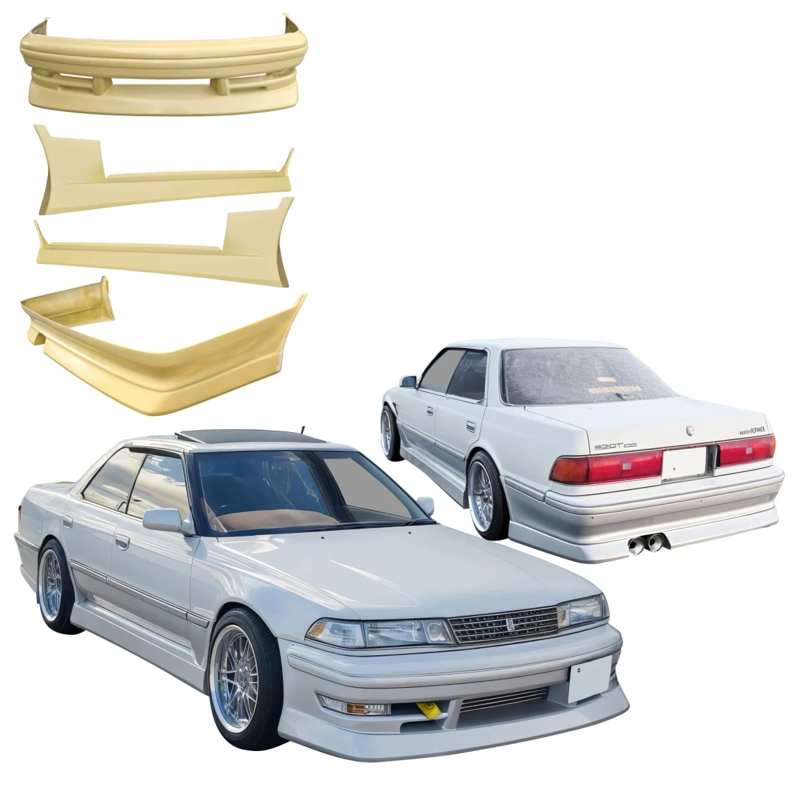 【専用】FASHION BODY FRP BWIN Body Kit 4pc > Toyota Mark II (JZX81) 88-92 | ModeloDrive