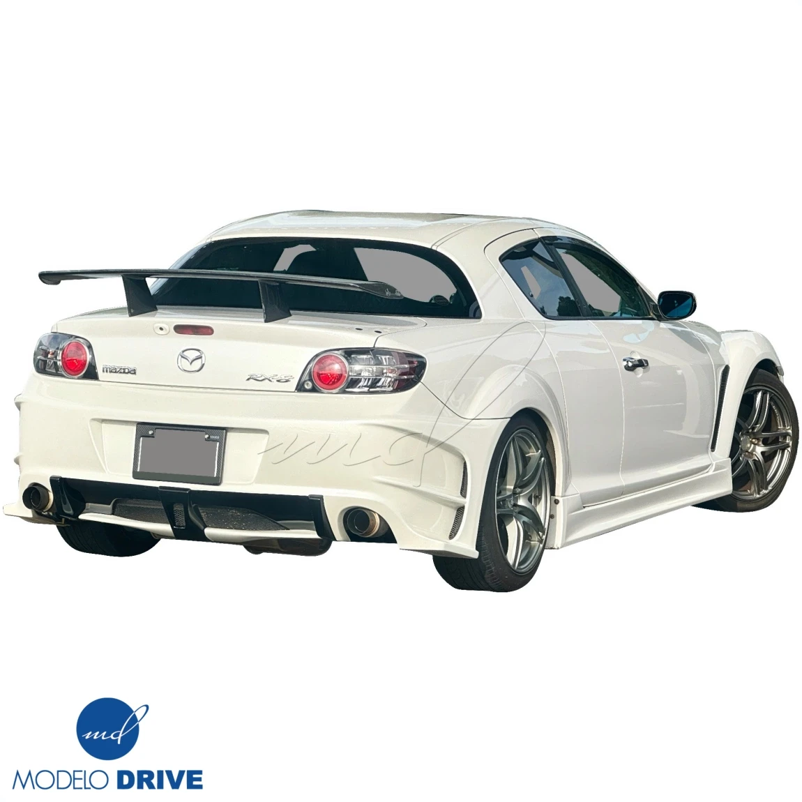 RX-8 （SE3P） FRP リアバンパー ウェーバースポーツ RX-8 SE3P 前期 リアバンパー FRP 未塗装 WEBER
