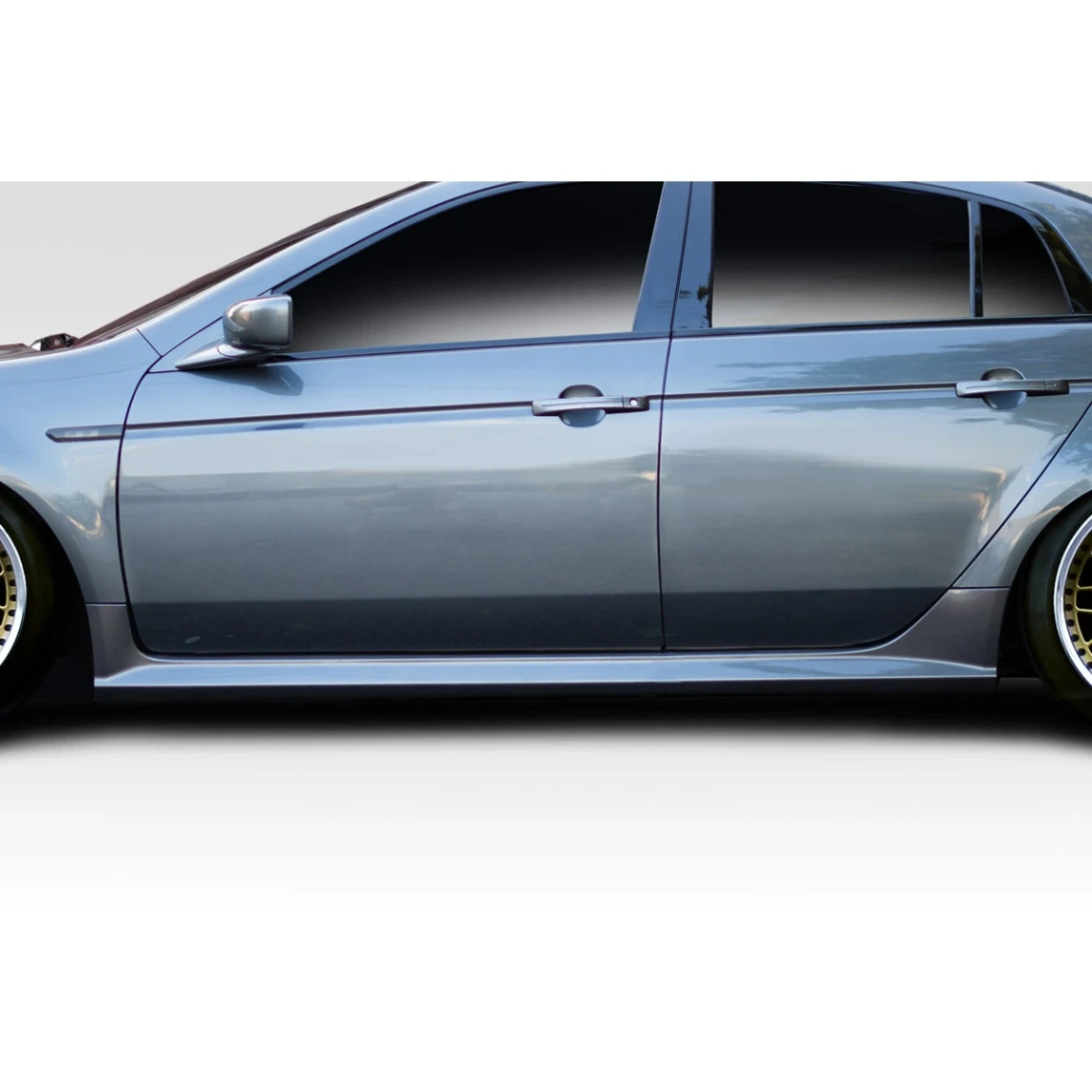 【ホンダ純正】ACURA TL サイドスカート 04-08 Acura TL A Spec Look Side Skirts | Duraflex | ed_114498