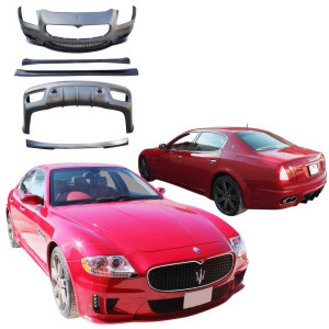VSaero FRP WAL Body Kit 5pc /w Wing for Maserati Quattroporte 2009-2012 - image 1 VSaero FRP WAL Body Kit 5pc /w Wing for Maserati Quattroporte 2009-2012 - image 1