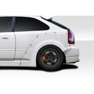 1996-2000 Honda Civic HB MMR Rear Fender Flares (+60mm) - 3 Piece - image 1