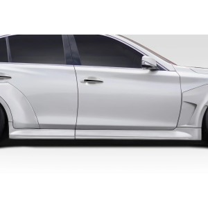 2014-2023 Infiniti Q50 Redline Wide Body Side Skirts Rocker Panels - 4 Piece - image 1