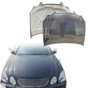 ModeloDrive Carbon Fiber KBRE Hood > Lexus GS300 1998-2005 - image 1