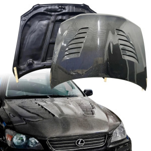 ModeloDrive Carbon Fiber CSPE Hood > Lexus IS300 2000-2005 - image 1