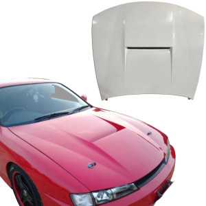 ModeloDrive FRP MSPO Hood > Nissan 240SX (S14) 1997-1998 - image 1