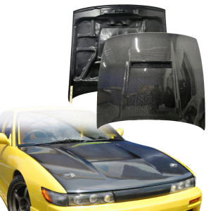 ModeloDrive Carbon Fiber MSPO Hood > Nissan Silvia (S13) 1989-1994 - image 1 ModeloDrive Carbon Fiber MSPO Hood > Nissan Silvia (S13) 1989-1994 - image 1