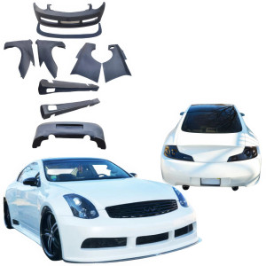 VSaero FRP APBR Wide Body Kit 9pc for Infiniti G35 Coupe 2003-2006 > 2dr Coupe - image 1 VSaero FRP APBR Wide Body Kit 9pc for Infiniti G35 Coupe 2003-2006 > 2dr Coupe - image 1