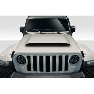 2018-2025 Jeep Wrangler JL Gladiator JT Duraflex Demon Look Hood - 1 Piece - image 1