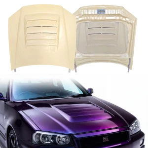 FRP NISM N1 Hood > Nissan Skyline (R34) GTR 1999-2002 - image 1